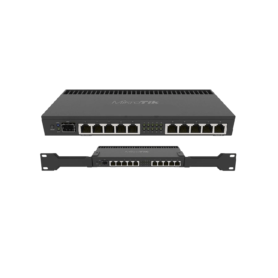 Маршрутизатор Mikrotik RB4011iGS+RM Маршрутизатор Mikrotik RB4011iGS+RM