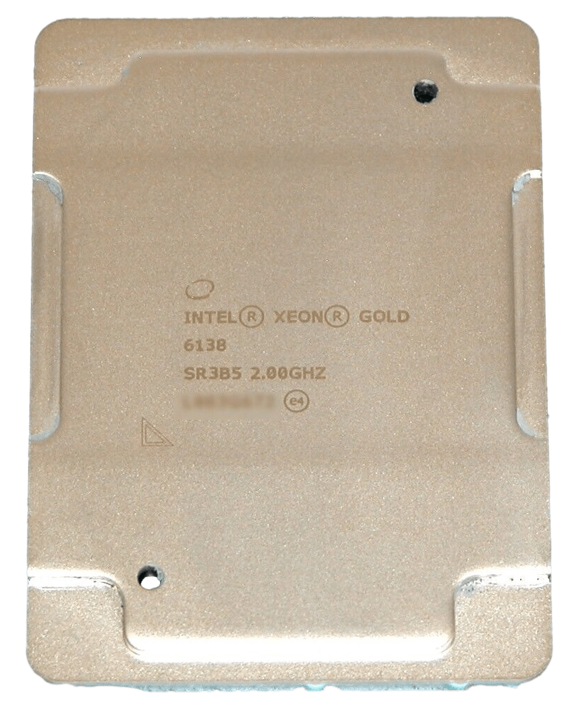 НЕ ИСПОЛЬЗОВАТЬ Процессор INTEL Б/У SILVER 6138 2,0GHz LGA3647 НЕ ИСПОЛЬЗОВАТЬ Процессор INTEL Б/У SILVER 6138 2,0GHz LGA3647