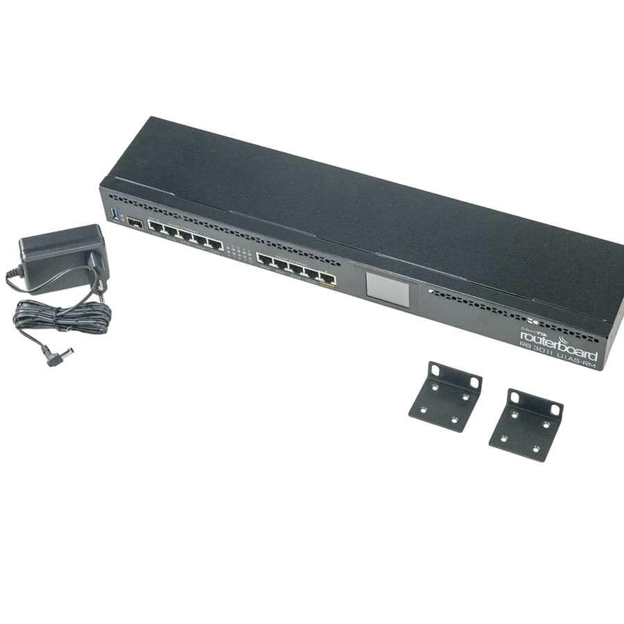 Маршрутизатор 1000M 10PORT 1SFP RB3011UIAS-RM MIKROTIK Маршрутизатор 1000M 10PORT 1SFP RB3011UIAS-RM MIKROTIK