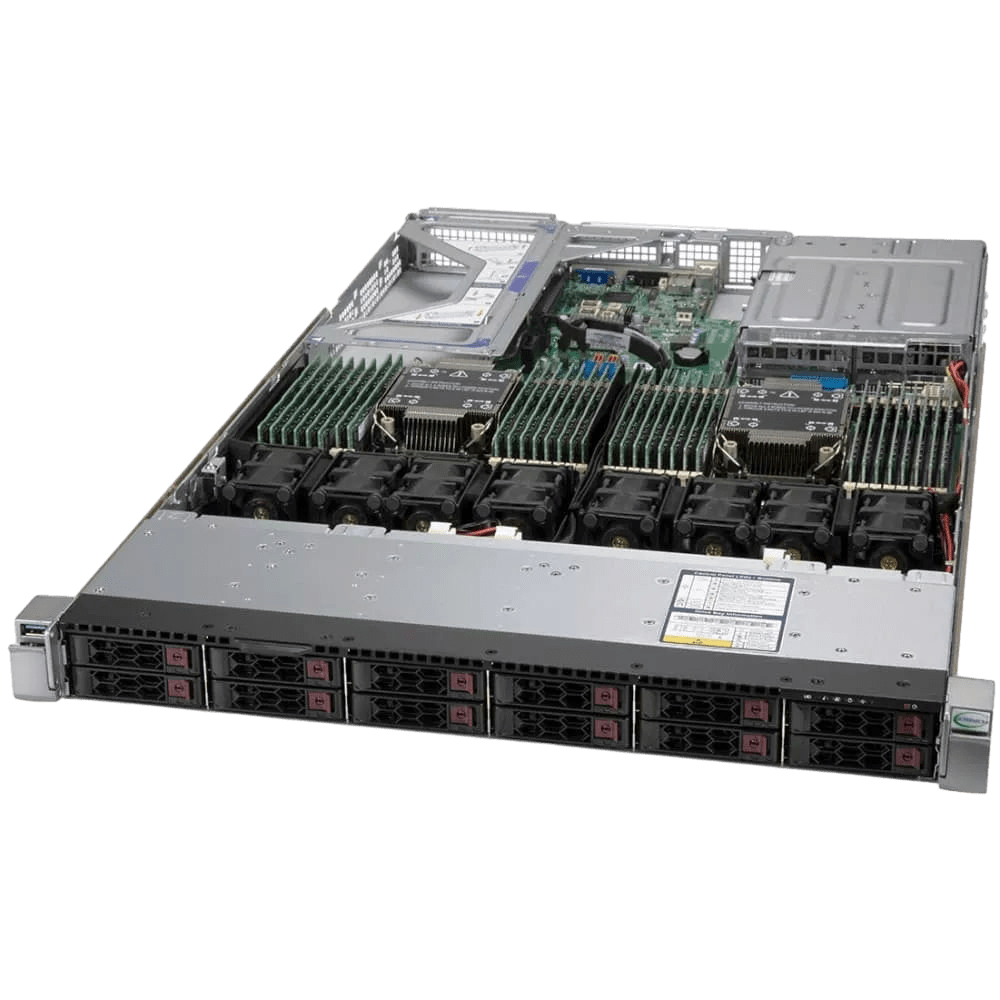Сервер Supermicro SYS-120U-TNR CSE-119UH3TS noCPU X12DPU-6 32хDDR4 softRaid IPMI 2х1200W PSU Ethernet 1х1Gb/s 12х2,5" SP3 Сервер Supermicro SYS-120U-TNR CSE-119UH3TS noCPU X12DPU-6 32хDDR4 softRaid IPMI 2х1200W PSU Ethernet 1х1Gb/s 12х2,5" SP3