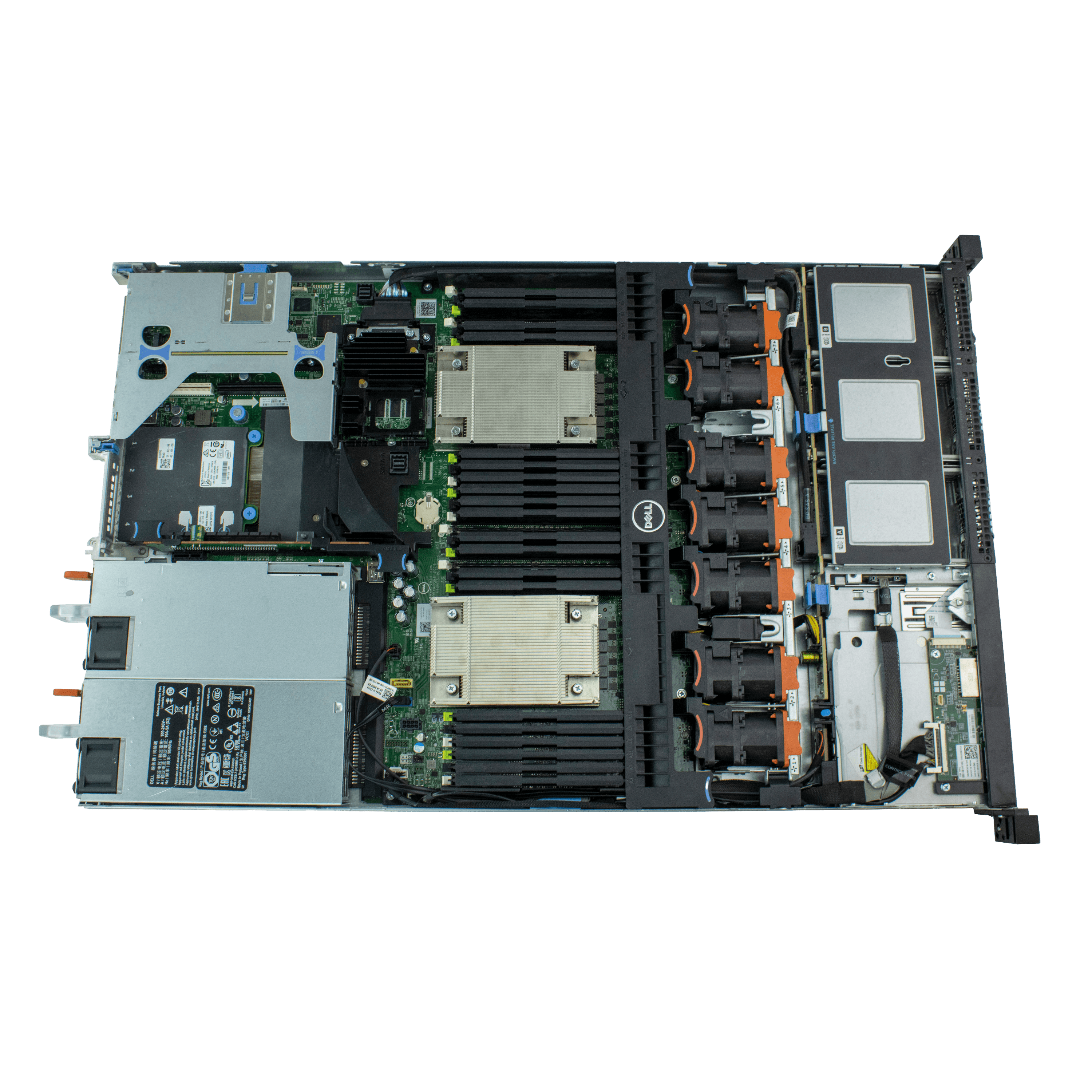 Сервер DELL R630 10x2.5 NO 1FAN NO BPN NO RAID 2xRiser PSU 2x750W (4)