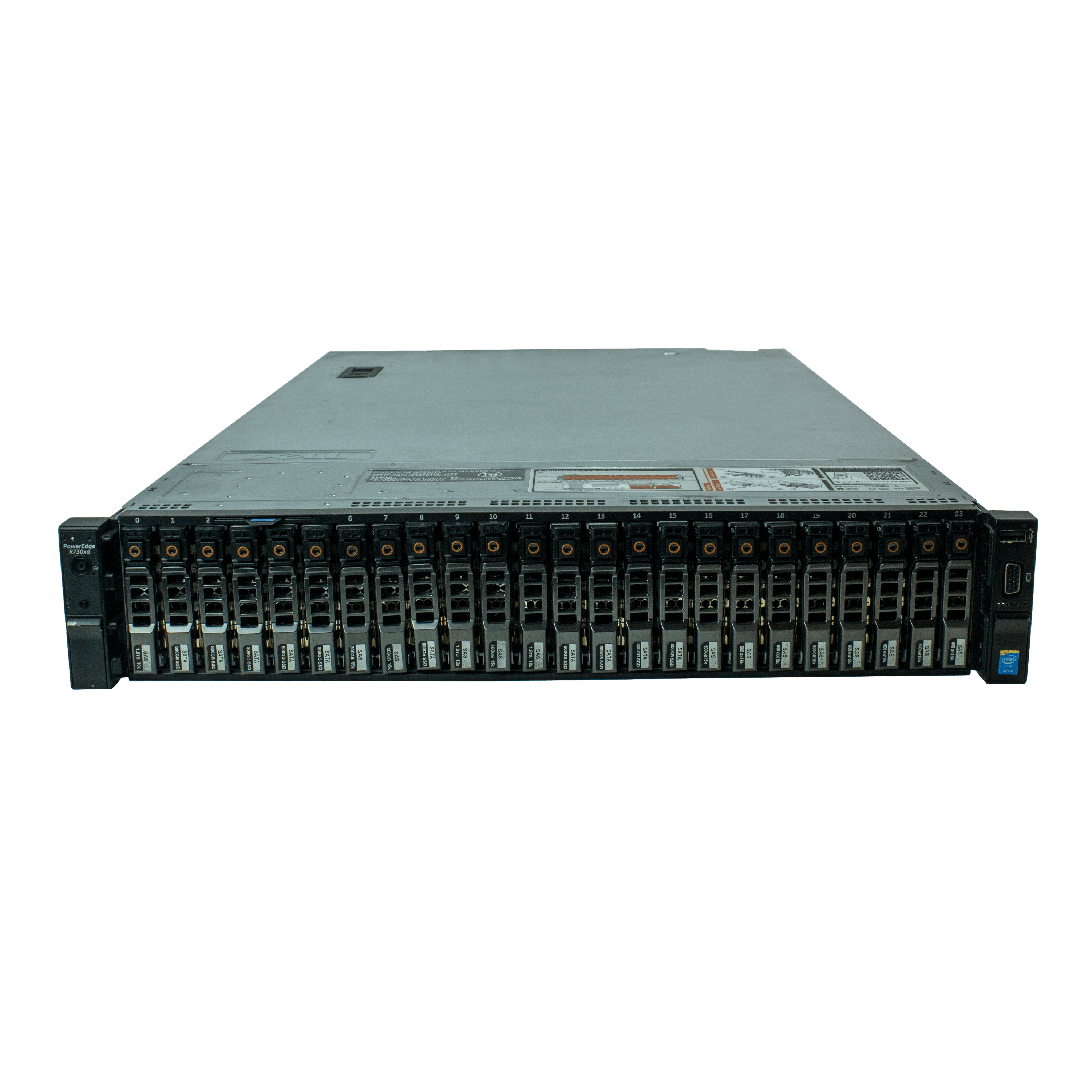 Сервер Dell PowerEdge R730xd noCPU 24хDDR4 H730 + H830 iDRAC 2х1100W PSU SFP+ 2x10Gb/s + Ethernet 2х1Gb/s 24х2,5" FCLGA2011-3 Сервер Dell PowerEdge R730xd noCPU 24хDDR4 H730 + H830 iDRAC 2х1100W PSU SFP+ 2x10Gb/s + Ethernet 2х1Gb/s 24х2,5" FCLGA2011-3