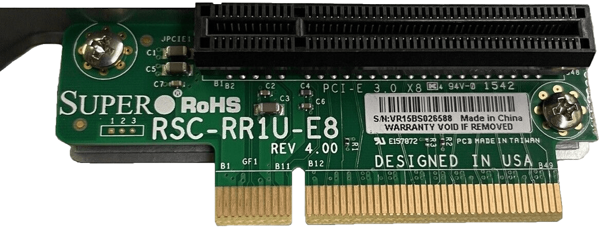 Райзер карта Supermicro RSC-RR1U-E8 Left universal Райзер карта Supermicro RSC-RR1U-E8 Left universal