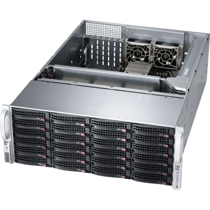 Сервер Supermicro SYS-6048R CSE-846 noCPU X10DRi 16хDDR4 softRaid IPMI 2х800W PSU Ethernet 2х1Gb/s 24х3,5" EXP SAS2-846EL1 FCLGA2011-3 (2)